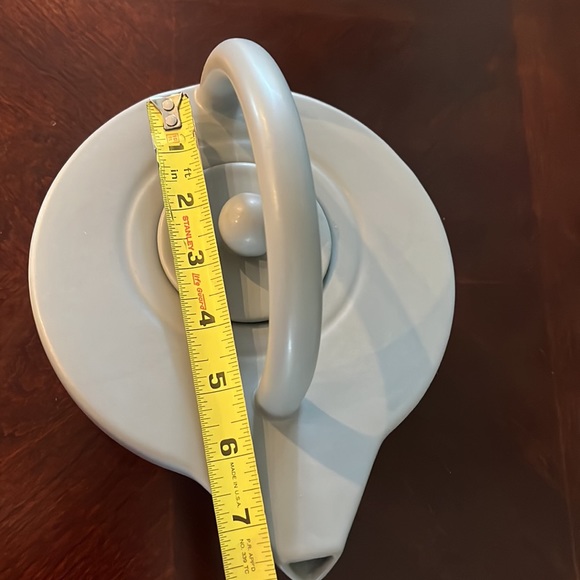 AZA Modern Teapot made in Portugal color light gray Ceramic Teapot - Picture 14 of 15